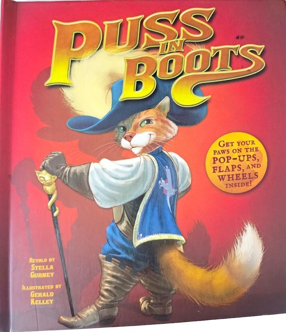 Puss in Boots Pop-Up Book Stella Gurney Gerald Kelley 2011 Hardcover